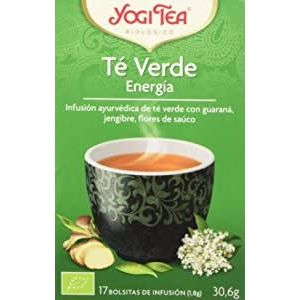 Yogi té verde energético - yogi tea 17 filtros