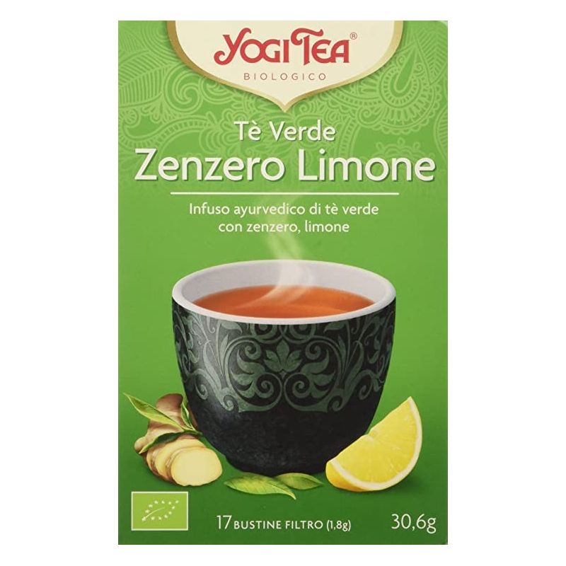 Lemon ginger green tea - yogi tea 17 filters