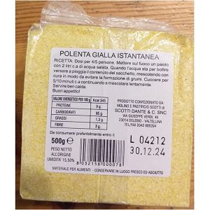 Instant yellow flour for Valtellina polenta - 500 g