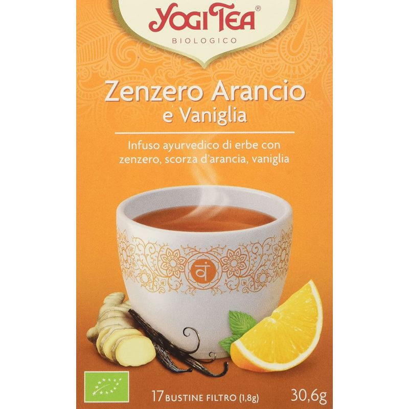 Infusión biológica de jengibre, naranja y vainilla - yogi tea - 17 filtros