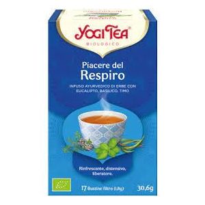 Infusion bio "plaisir de respirer" - yogi tea 17 filtres