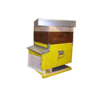 Beehives d.b. 10 frames standard movable bottom anti-varroa net with honeycomb + 10 nest frames and 9 honeycomb frames with wax