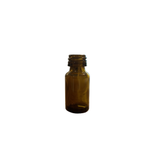 5 Ml Yellow Round Glass Bottle