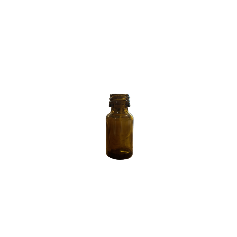 5 Ml Yellow Round Glass Bottle