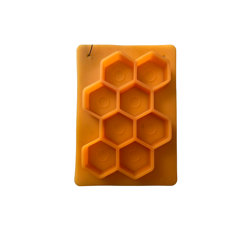 Molde para vela de silicona - módulo de 8 luces hexagonales