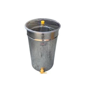 Stainless steel honey ripener - 200 kg with plastic through tap