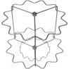 Top2 extracteur de miel motorisé radial12 cage en acier inoxydable 12 cadres en nid d'abeille d.b.