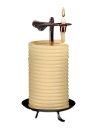 Leonardo time candle - in beeswax