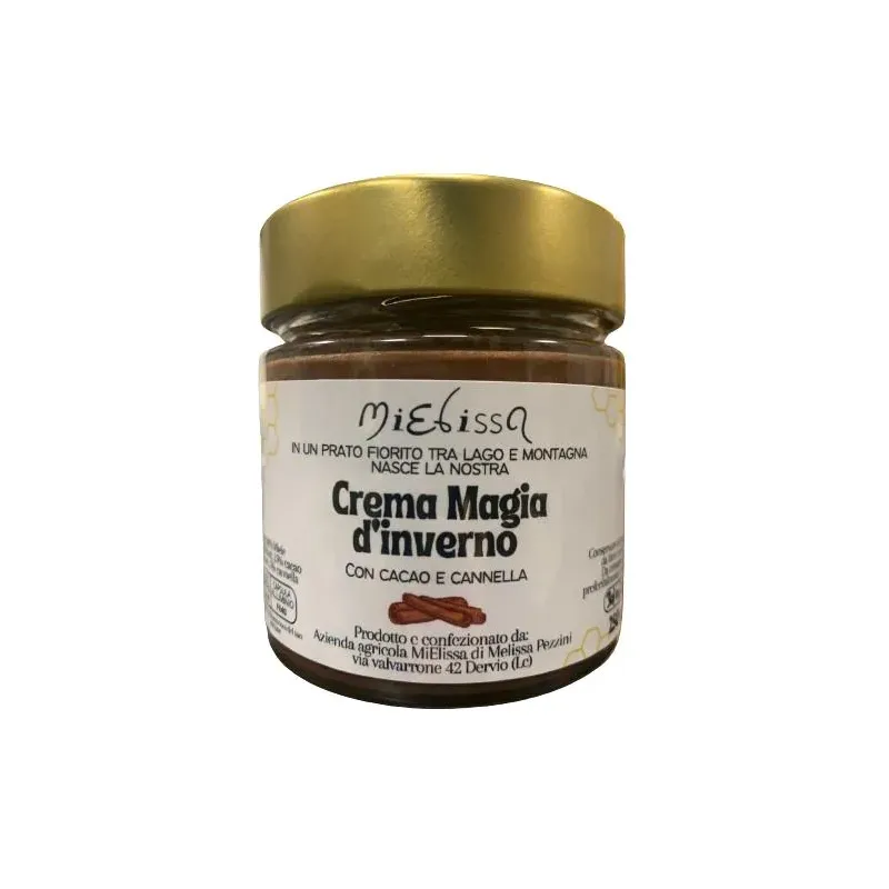 Crema mágica de invierno - miel con cacao y canela