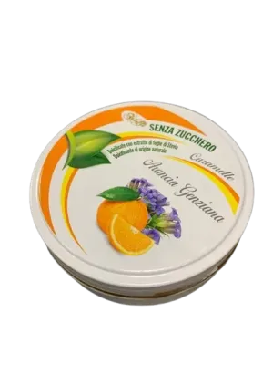 Sugar-free orange and gentian sweets - 60 g