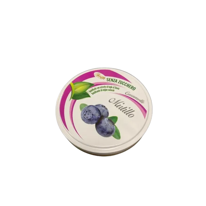 Zuckerfreie Blaubeerbonbons – 60 g