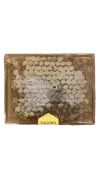 Mixed flower honey honeycomb with box