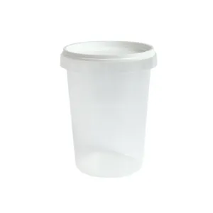 Vaso in plastica trasparente da 180 ml per 250 g di miele