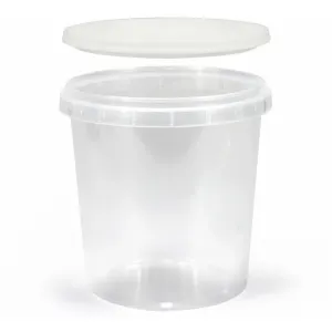 Vaso in plastica trasparente da 750 ml per 1000 g di miele