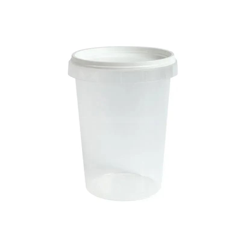 Vaso in plastica trasparente da 350 ml per 500 g di miele